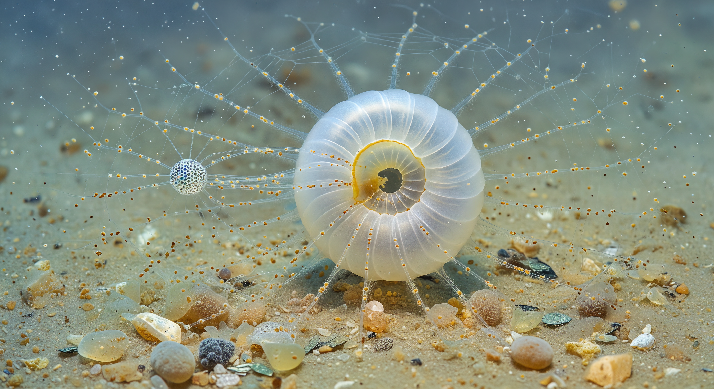Foraminiferal Reticulopod Ghost Trap