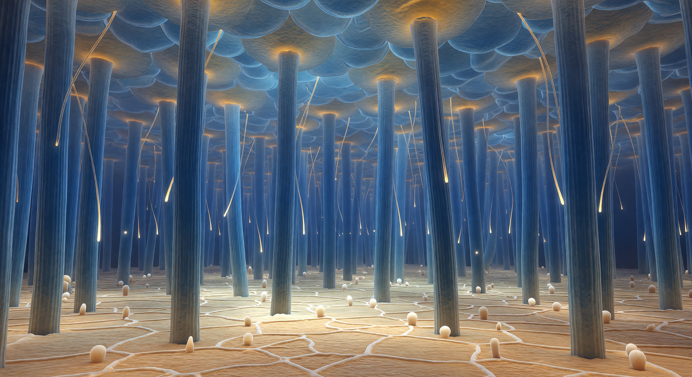 Cilia Forest Floor Perspective