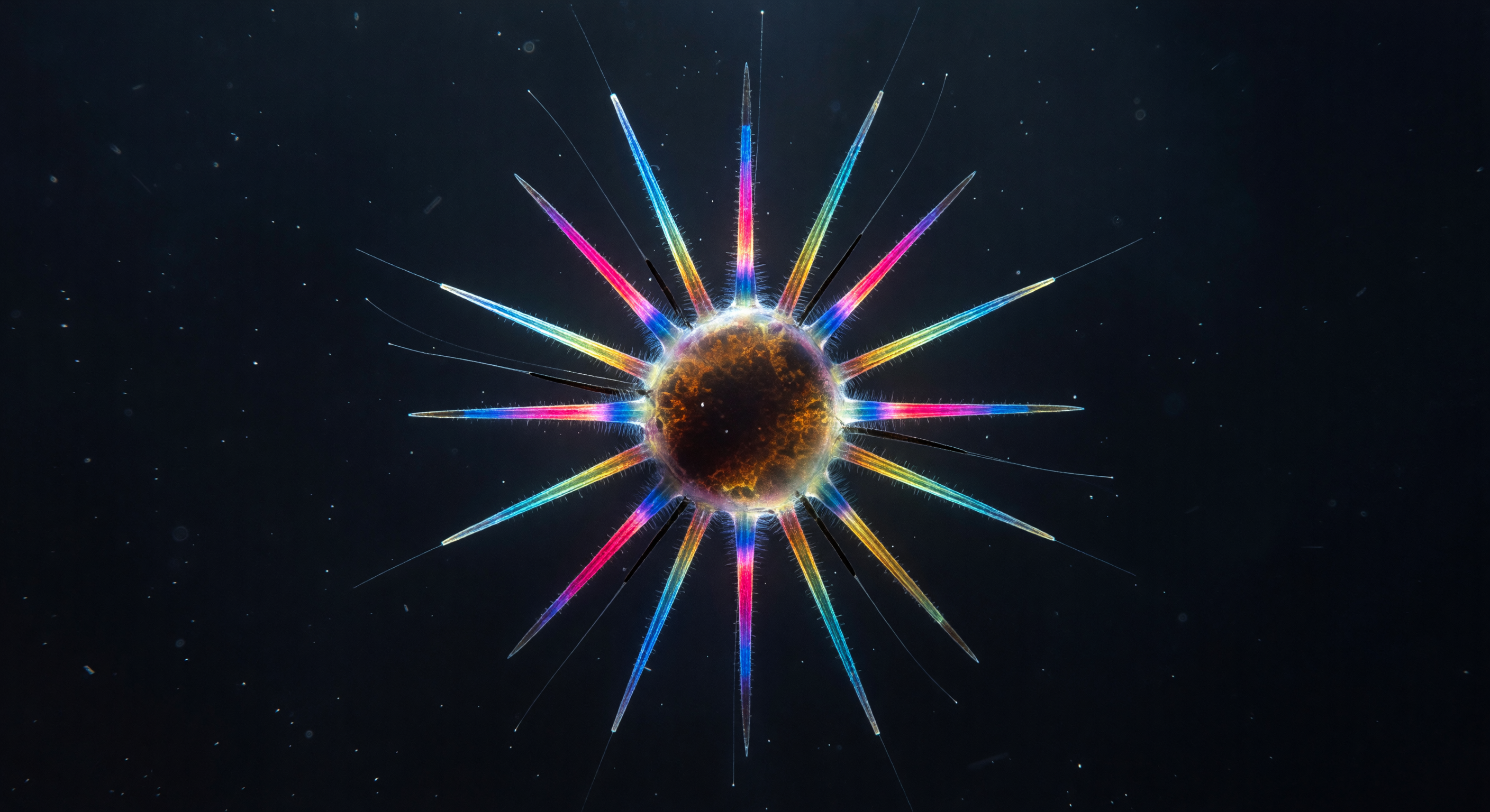 Acantharia Spine Birefringence Blaze