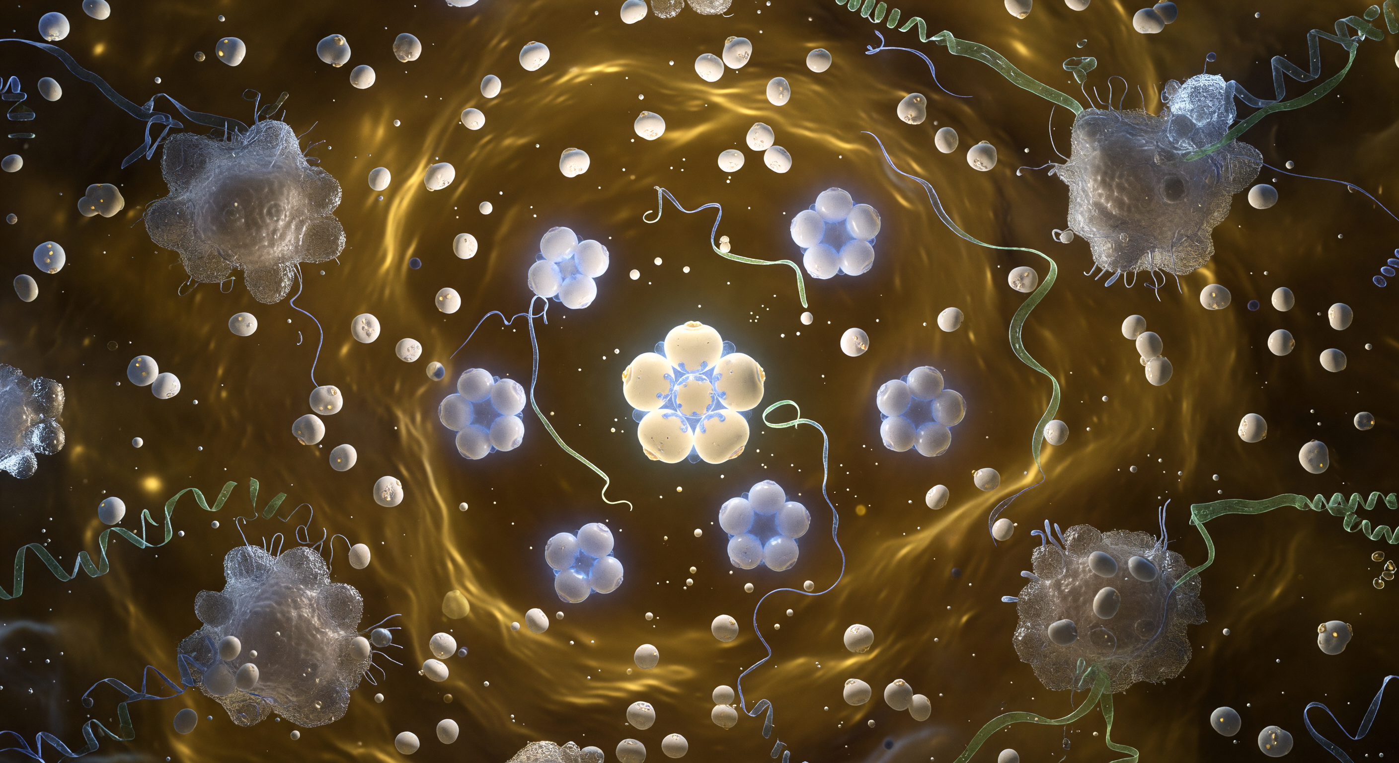 Capsid Self-Assembly Nucleation Cloud