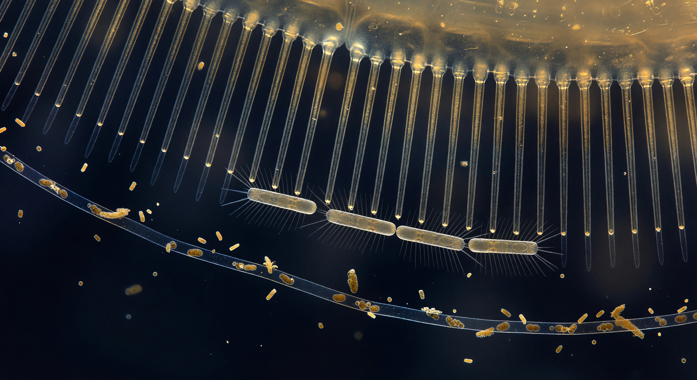 Setal Comb Feeding Vortex Close-Up