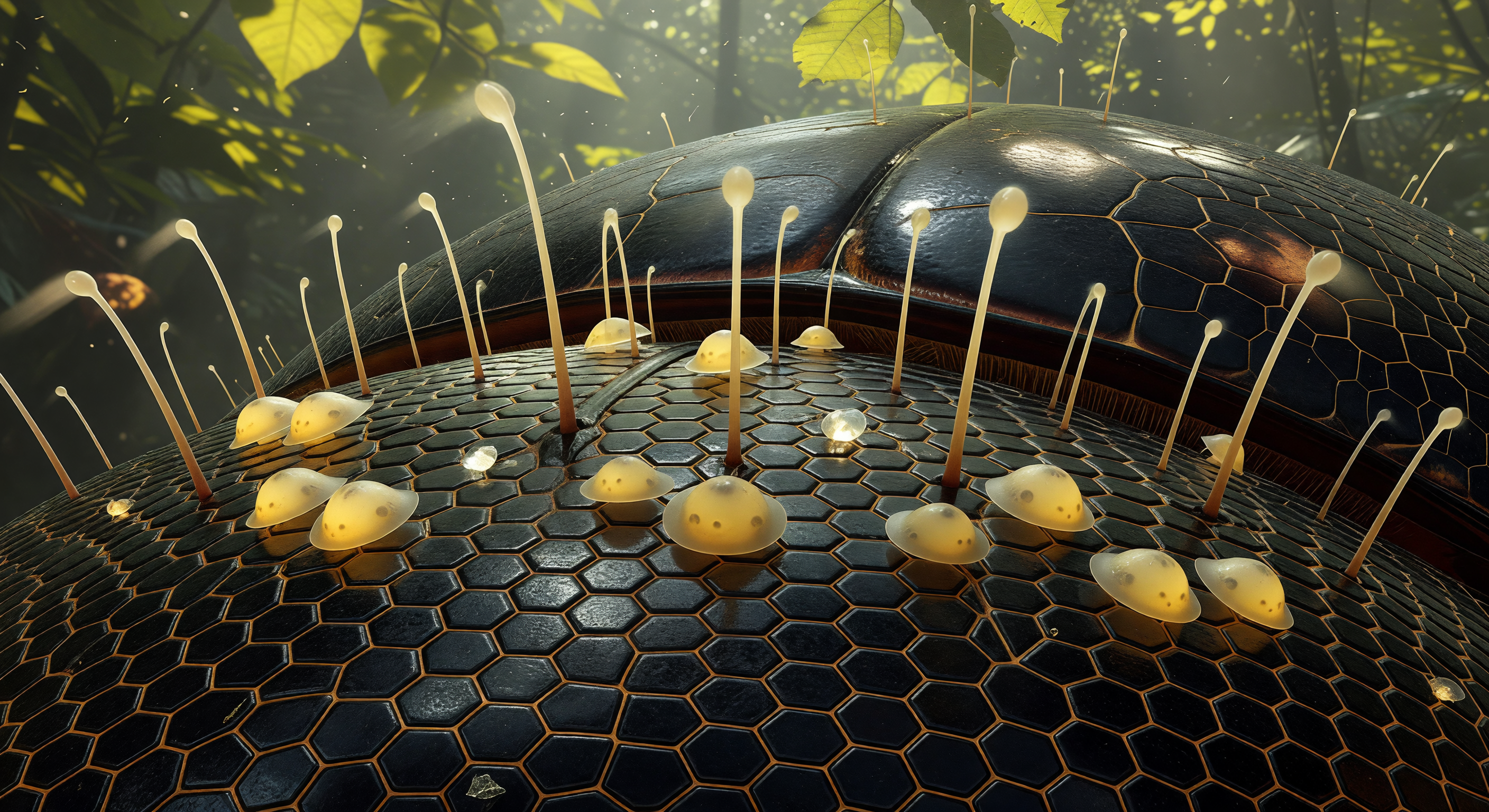 Hypopus Passengers on Beetle Leg