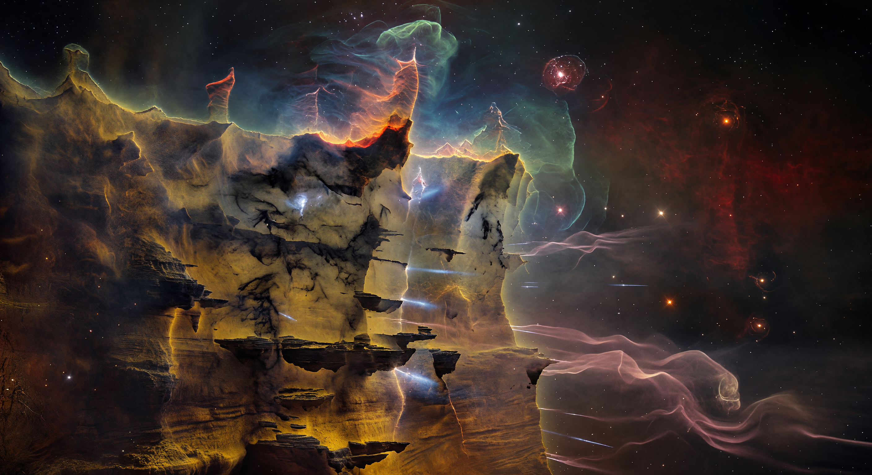 Carina Nebula Cosmic Cliffs