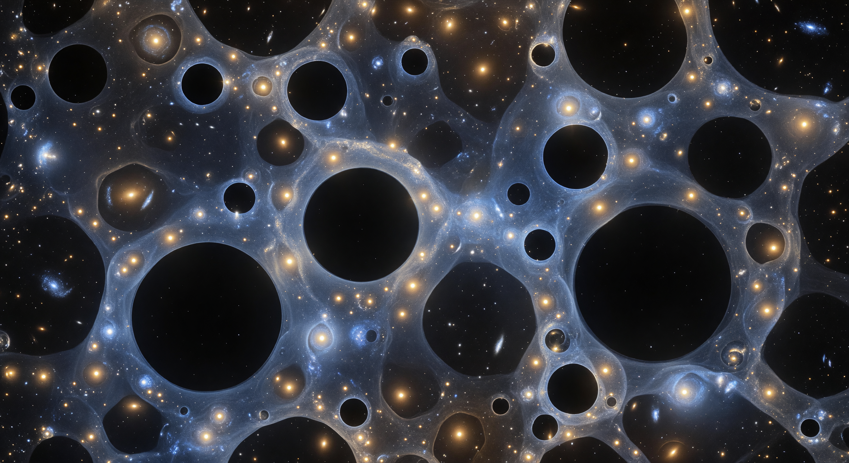 Neural Web Supercluster Foam