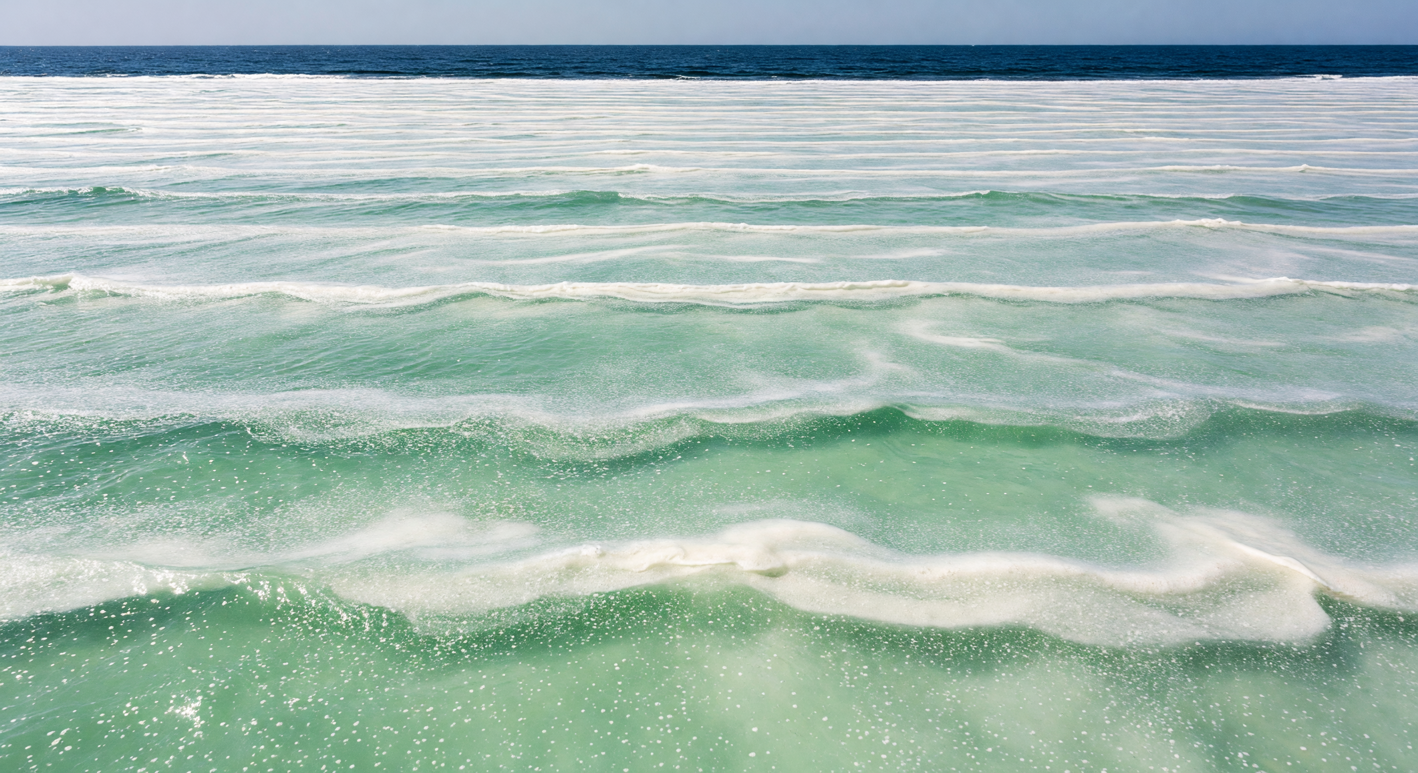 Milky Turquoise Bloom Surface