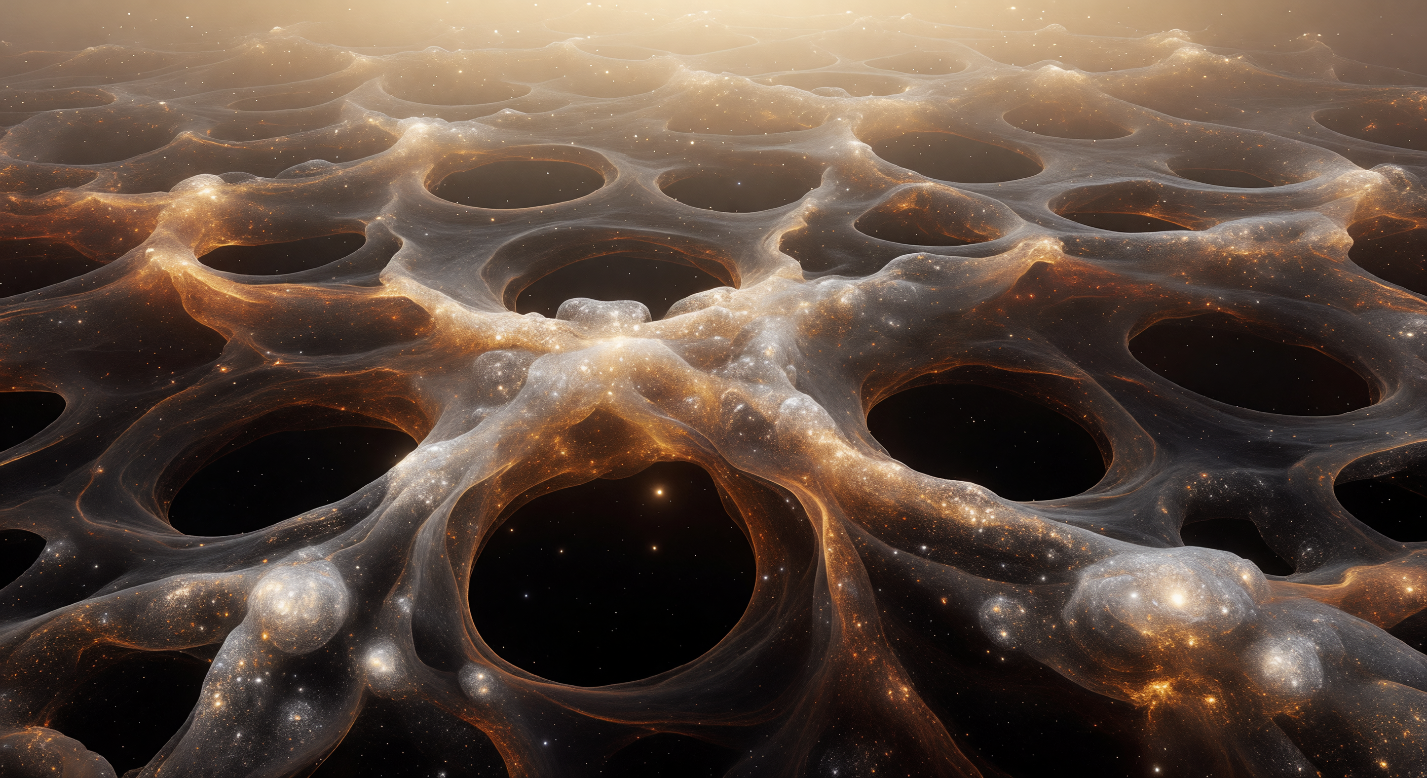 God's-Eye Cosmic Web Foam