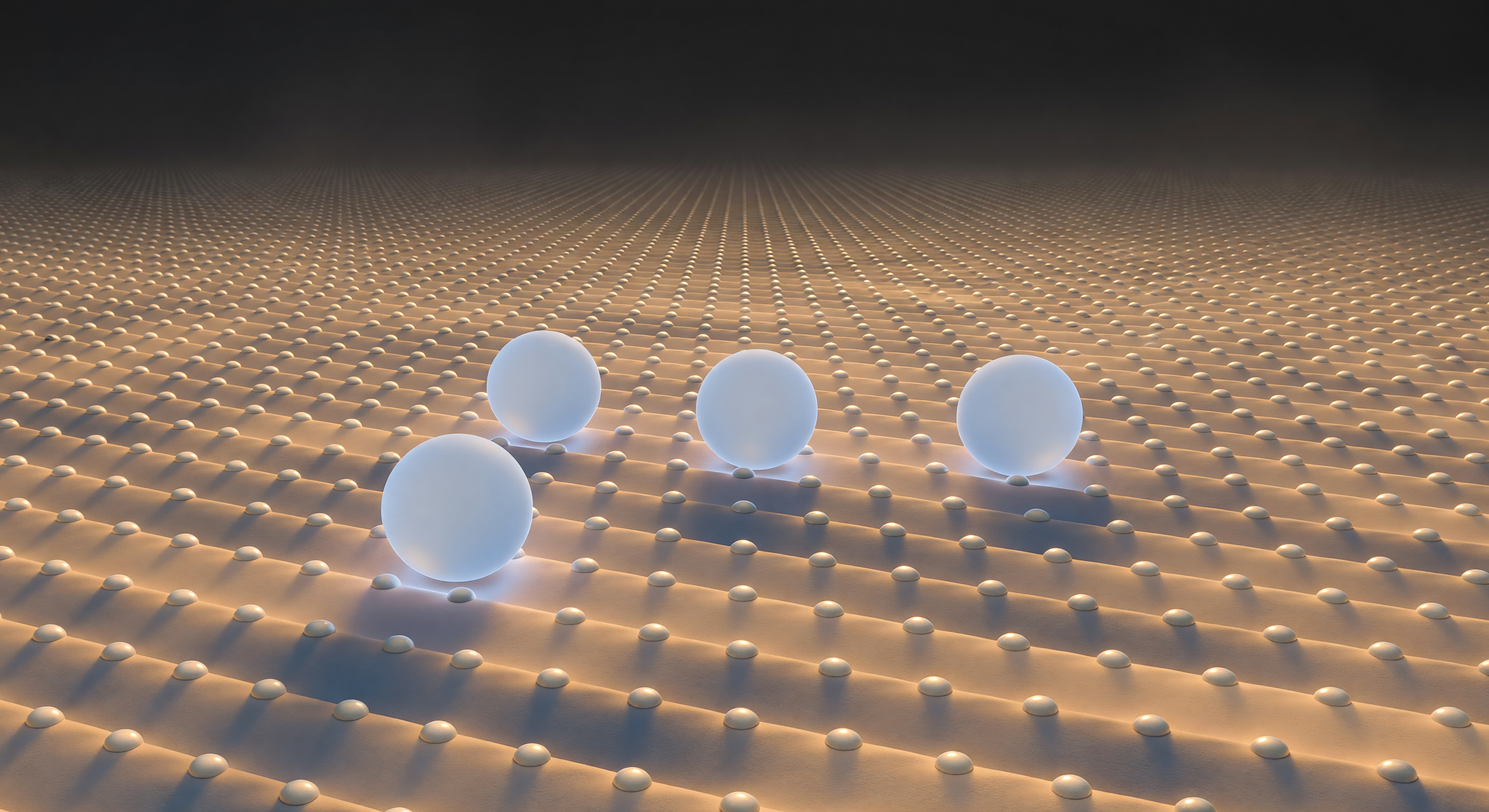 Xenon Atoms Quiet Stage