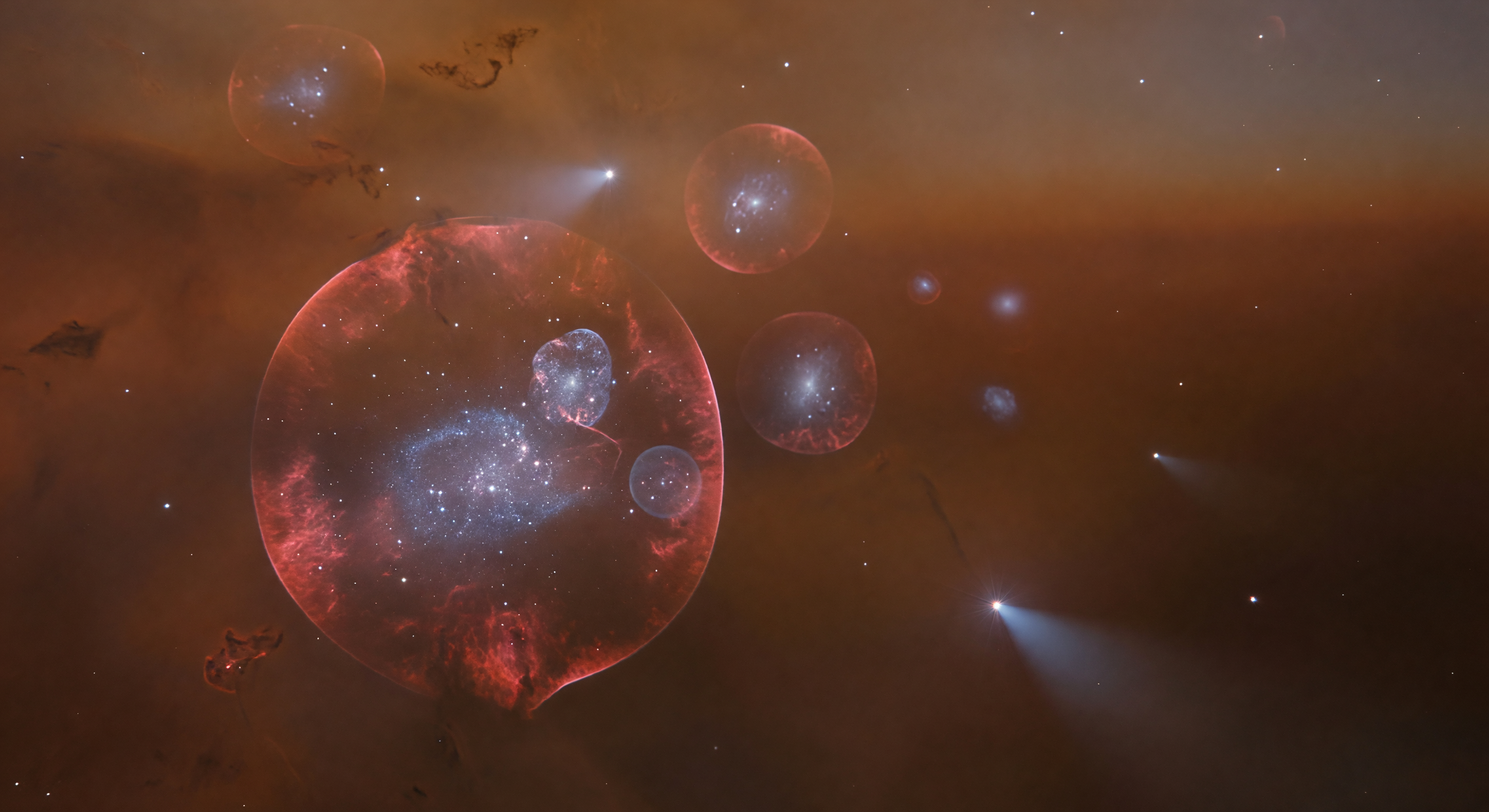 Reionization Epoch Bubble Frontier