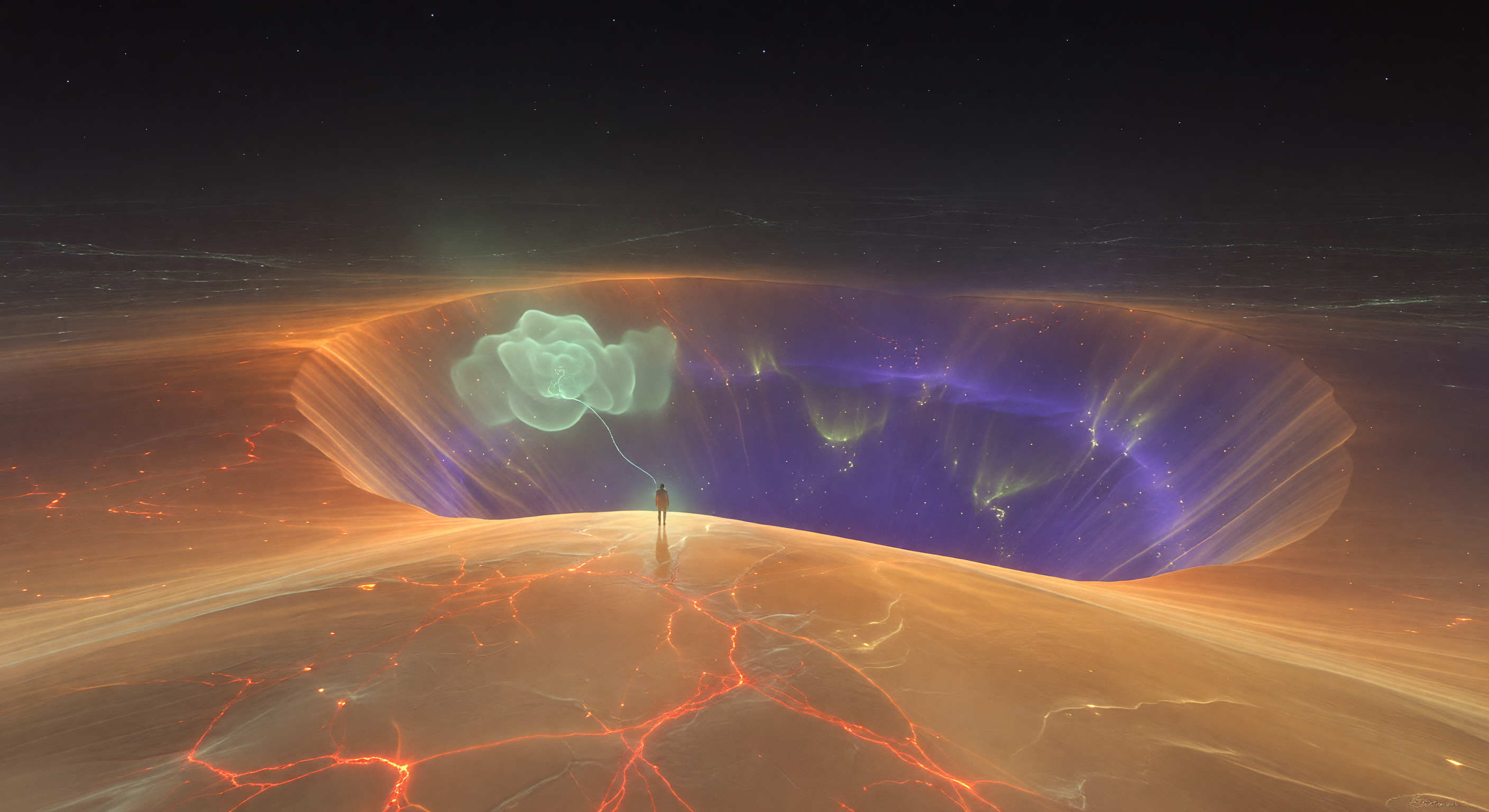 Coulomb Barrier Ridge at Dusk