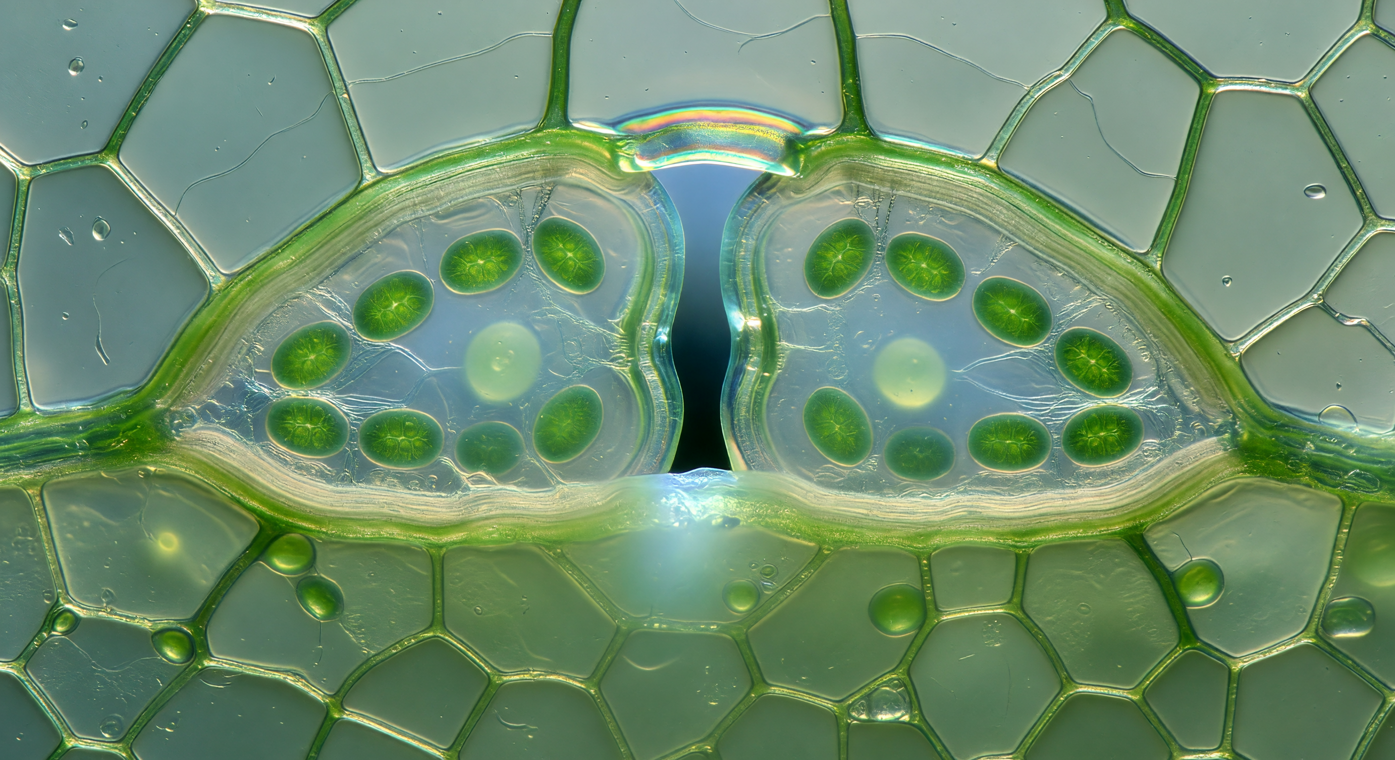 Stomatal Valve from Below