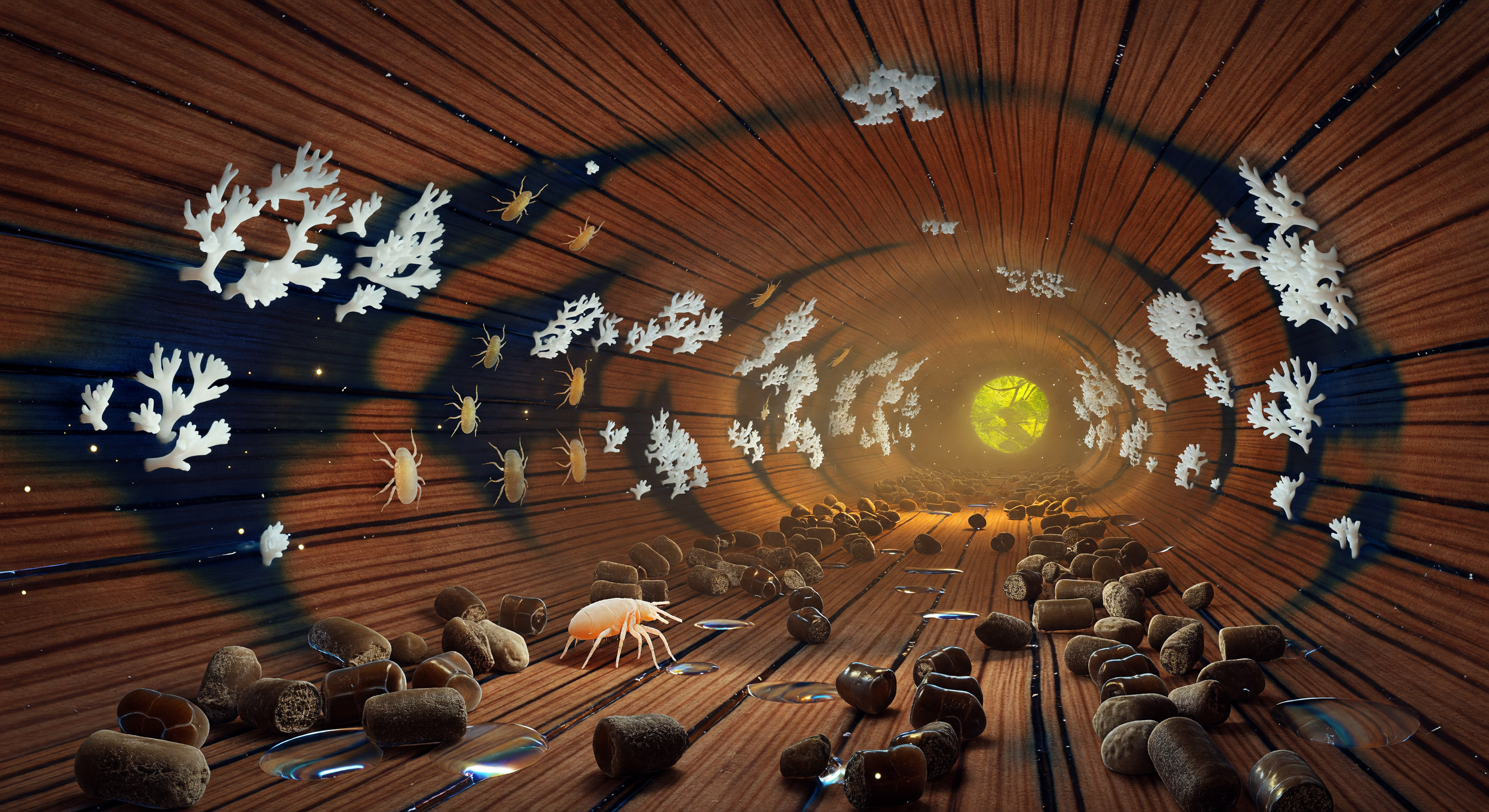 Bark Beetle Gallery Fungal Corridor