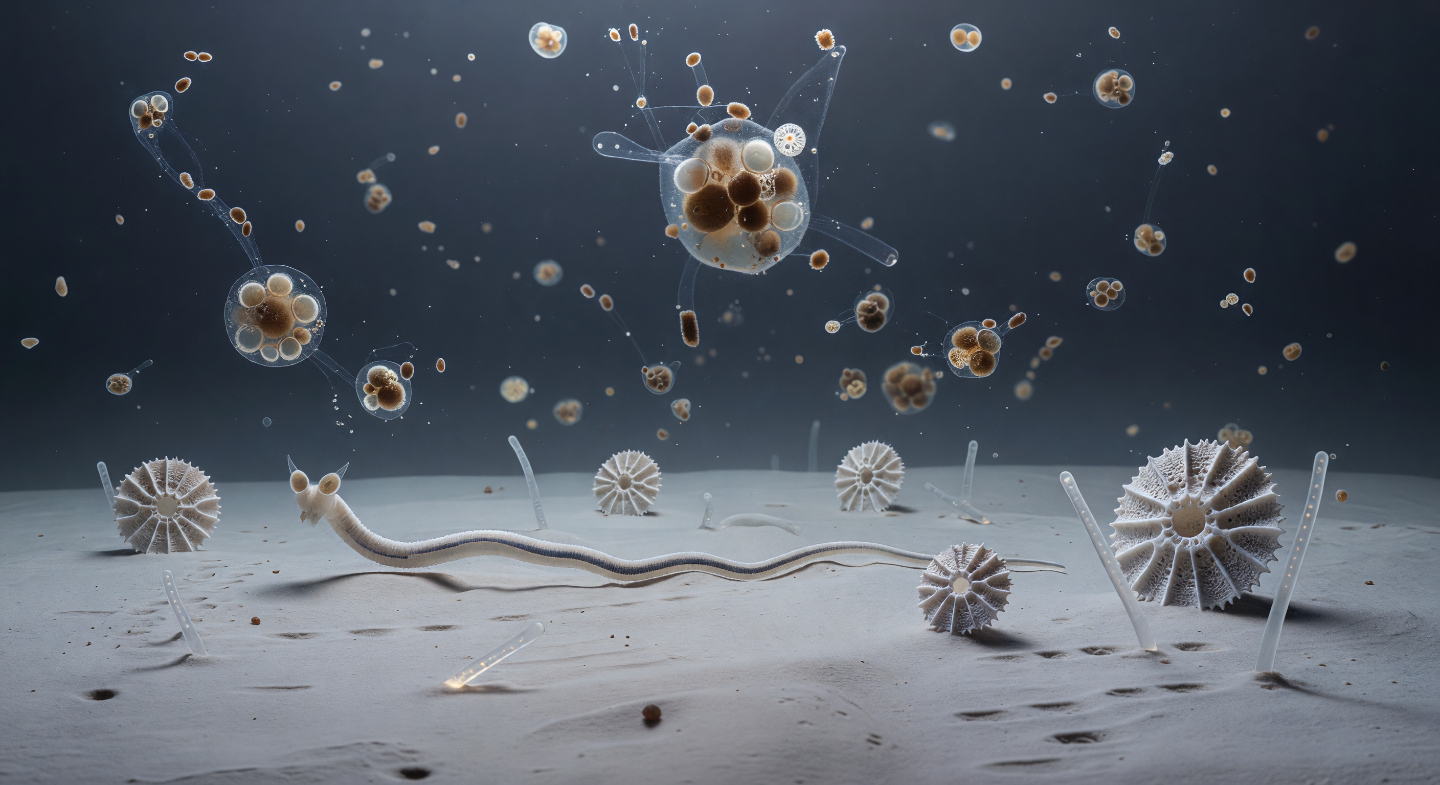 Abyssal Clay Marine Snow Fall