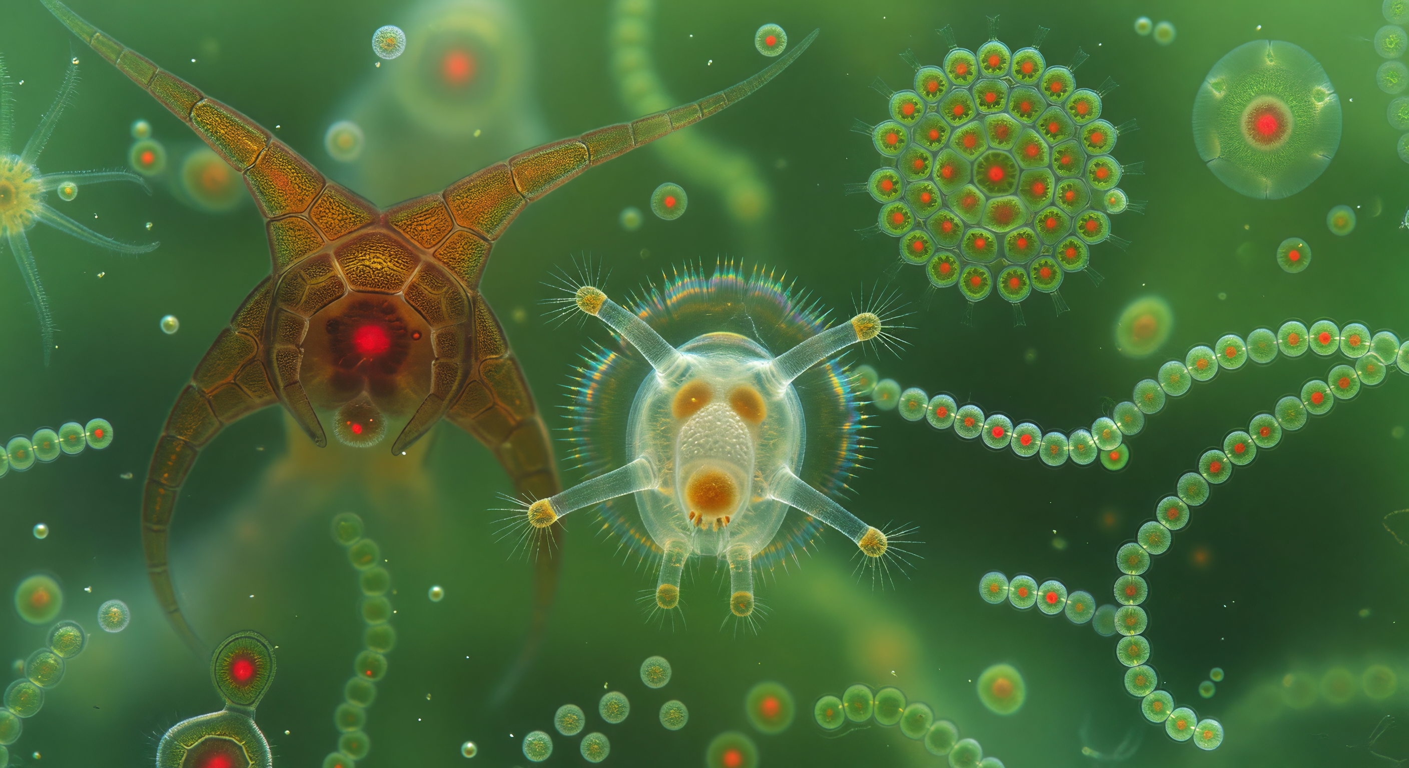 Synchaeta in Phytoplankton Nebula