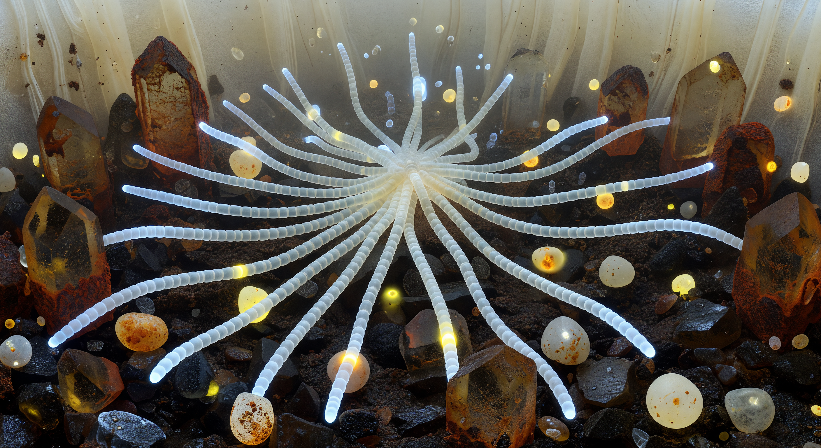 AMF Mycelial Front Advancing