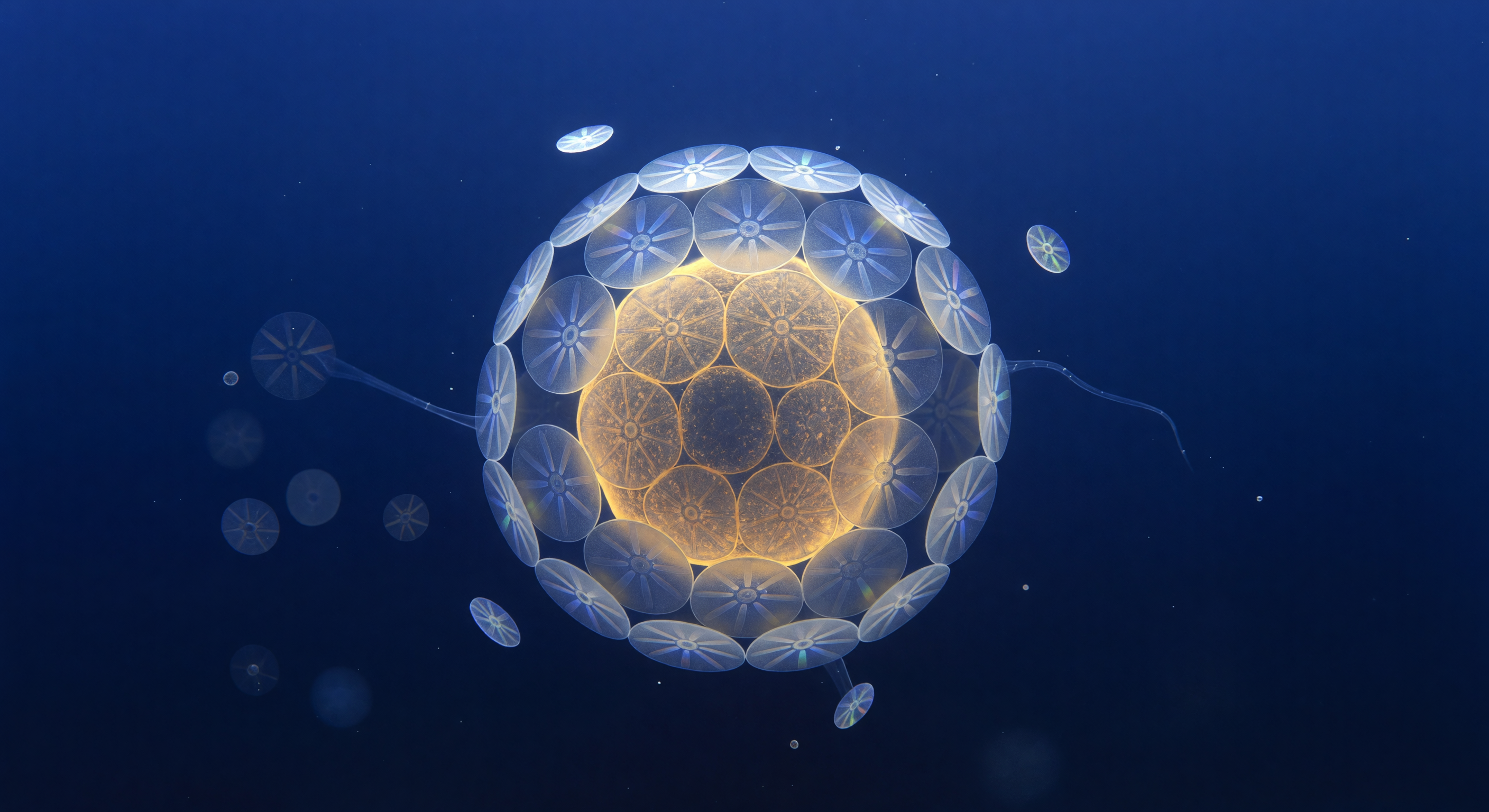 Coccosphere Armor in Blue