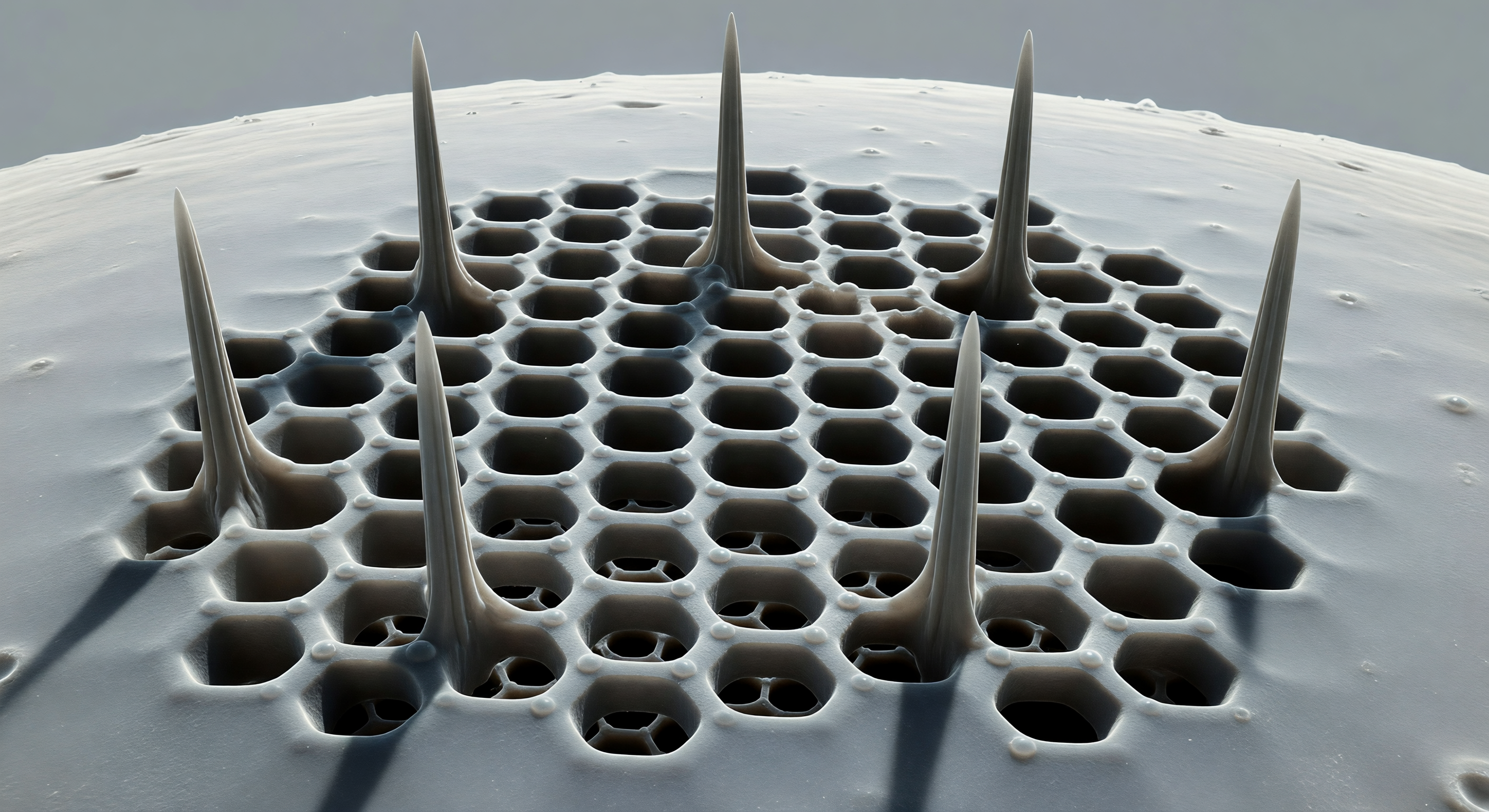 Hexacontium Moonscape SEM Walk