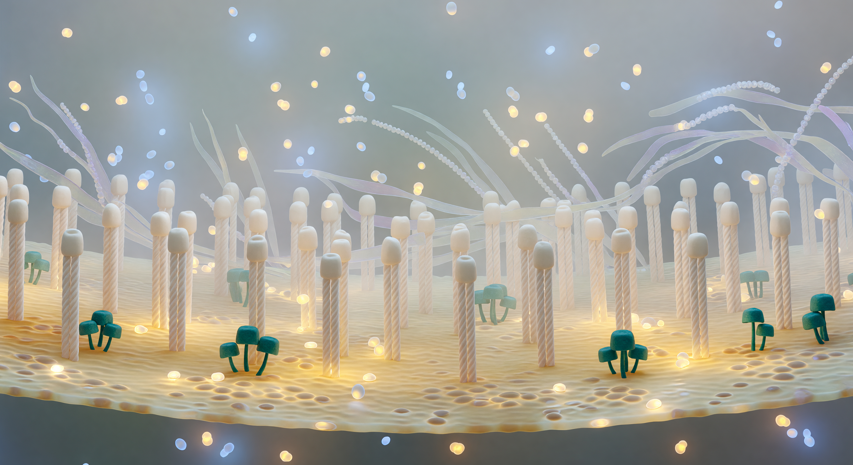 Influenza HA Field in Fog