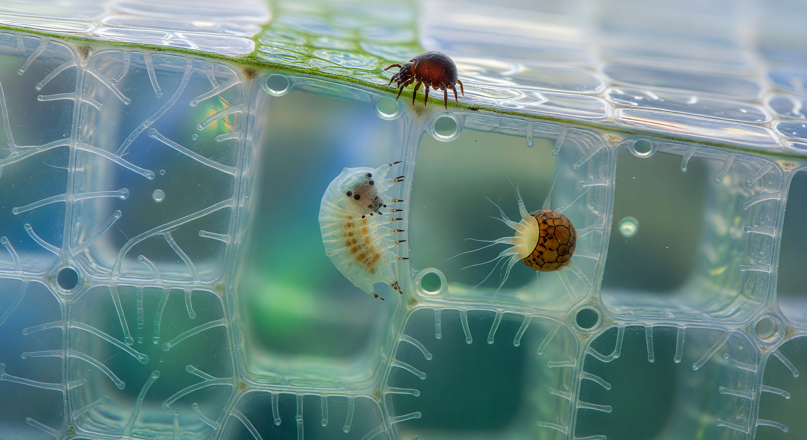 Sphagnum Cell Cathedral and Tardigrade