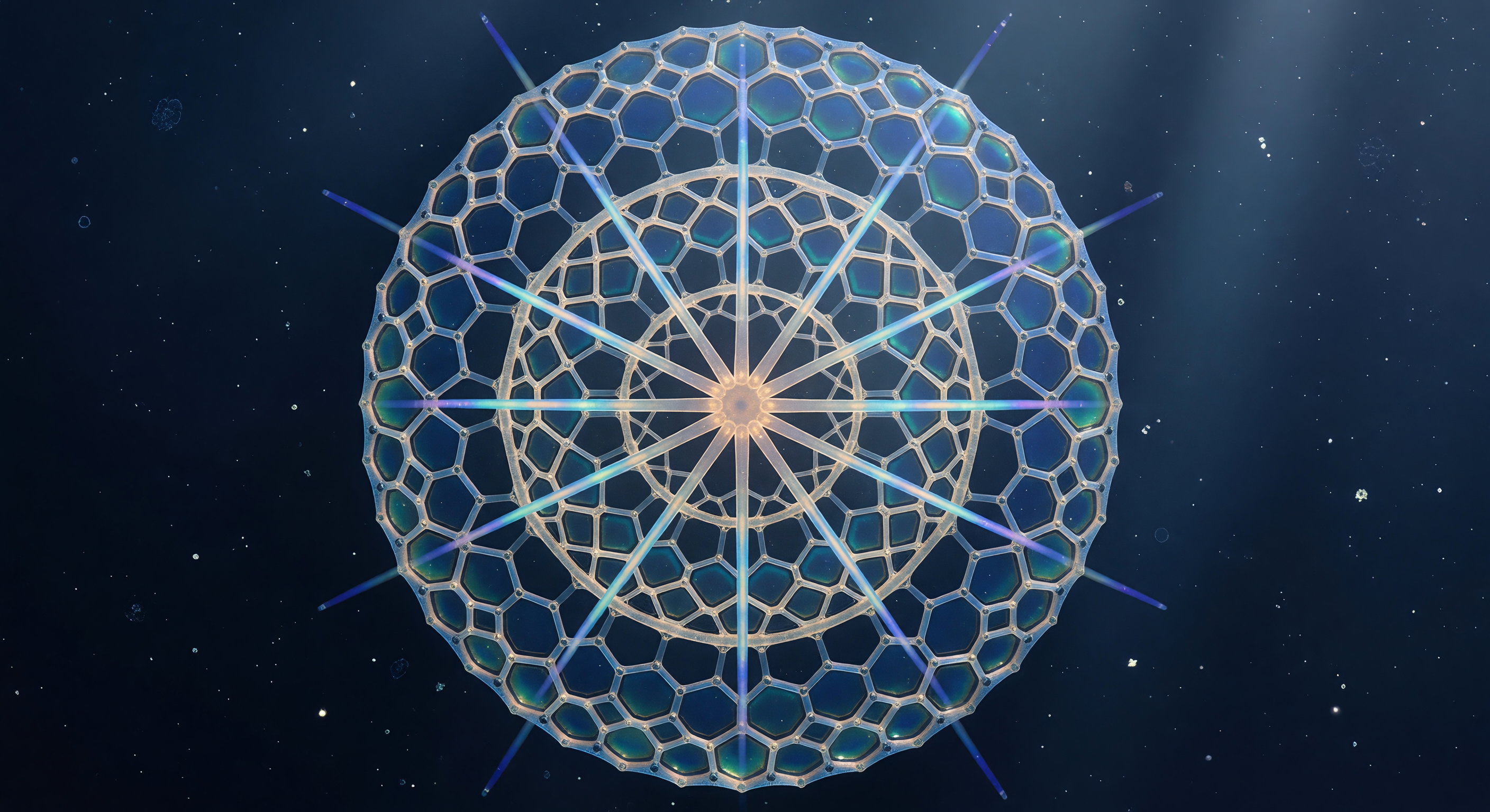 Cathedral of Nested Glass Spheres