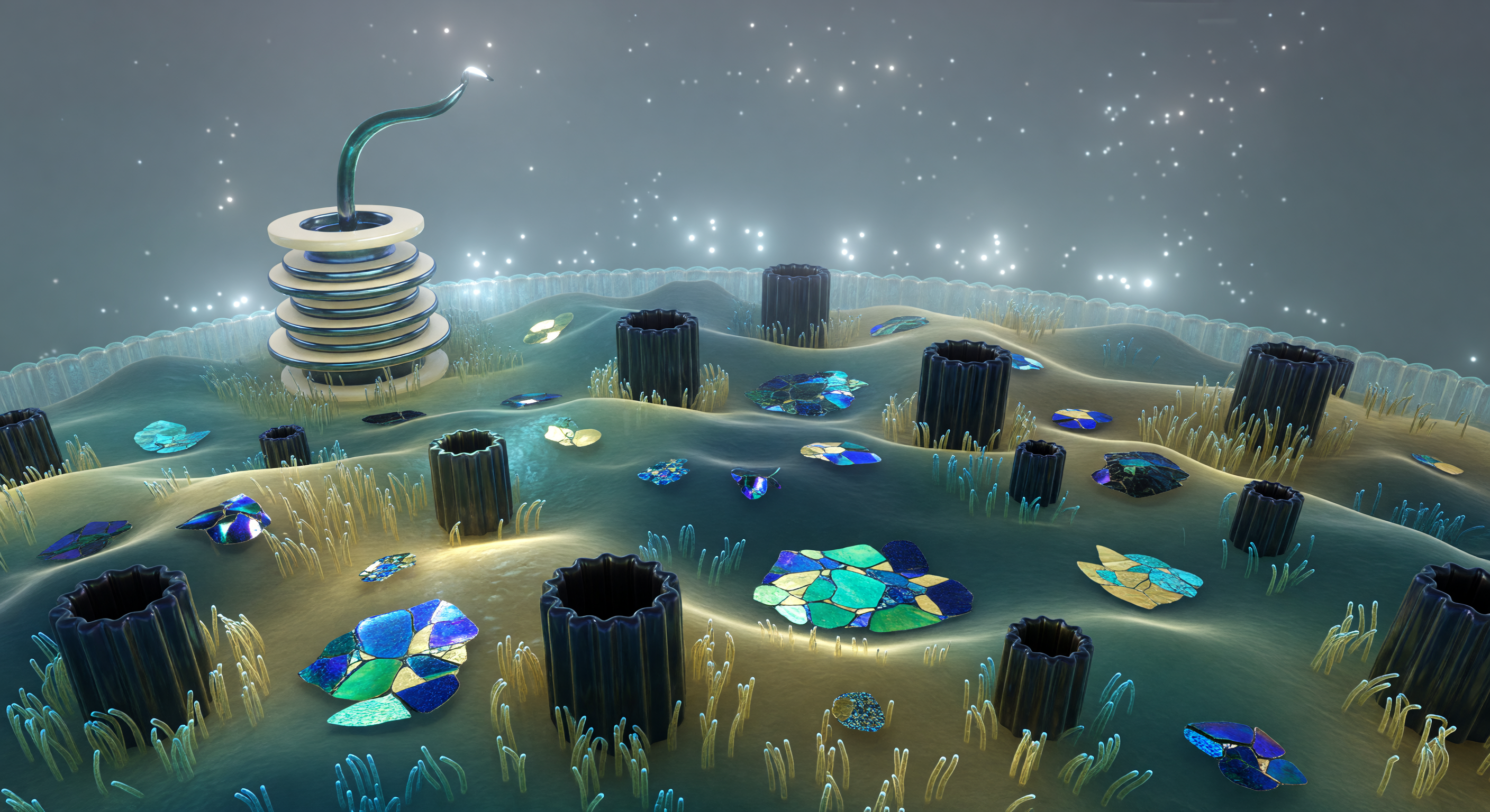 LPS Surface Under Cryo-Light