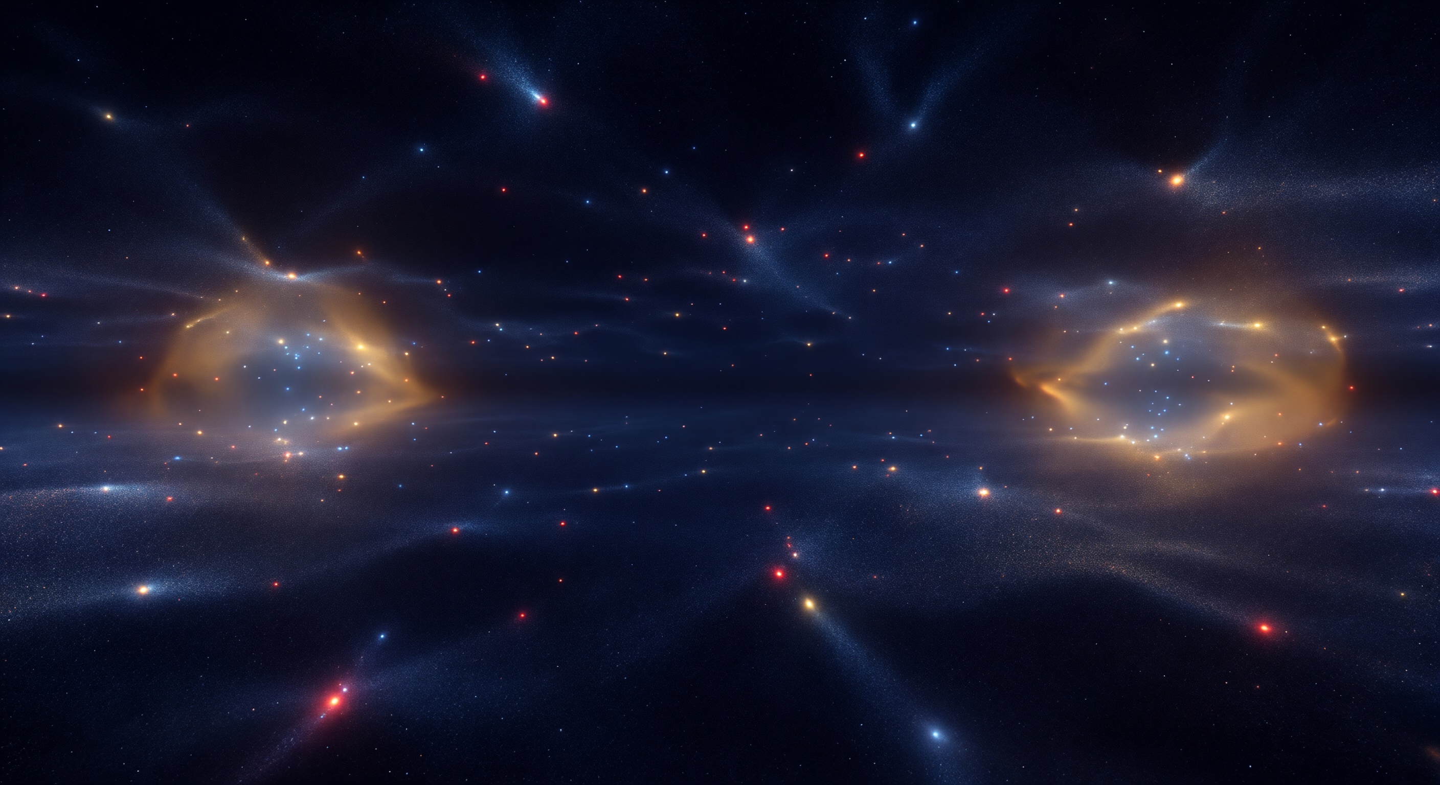 Vacuum Foam Between Atoms