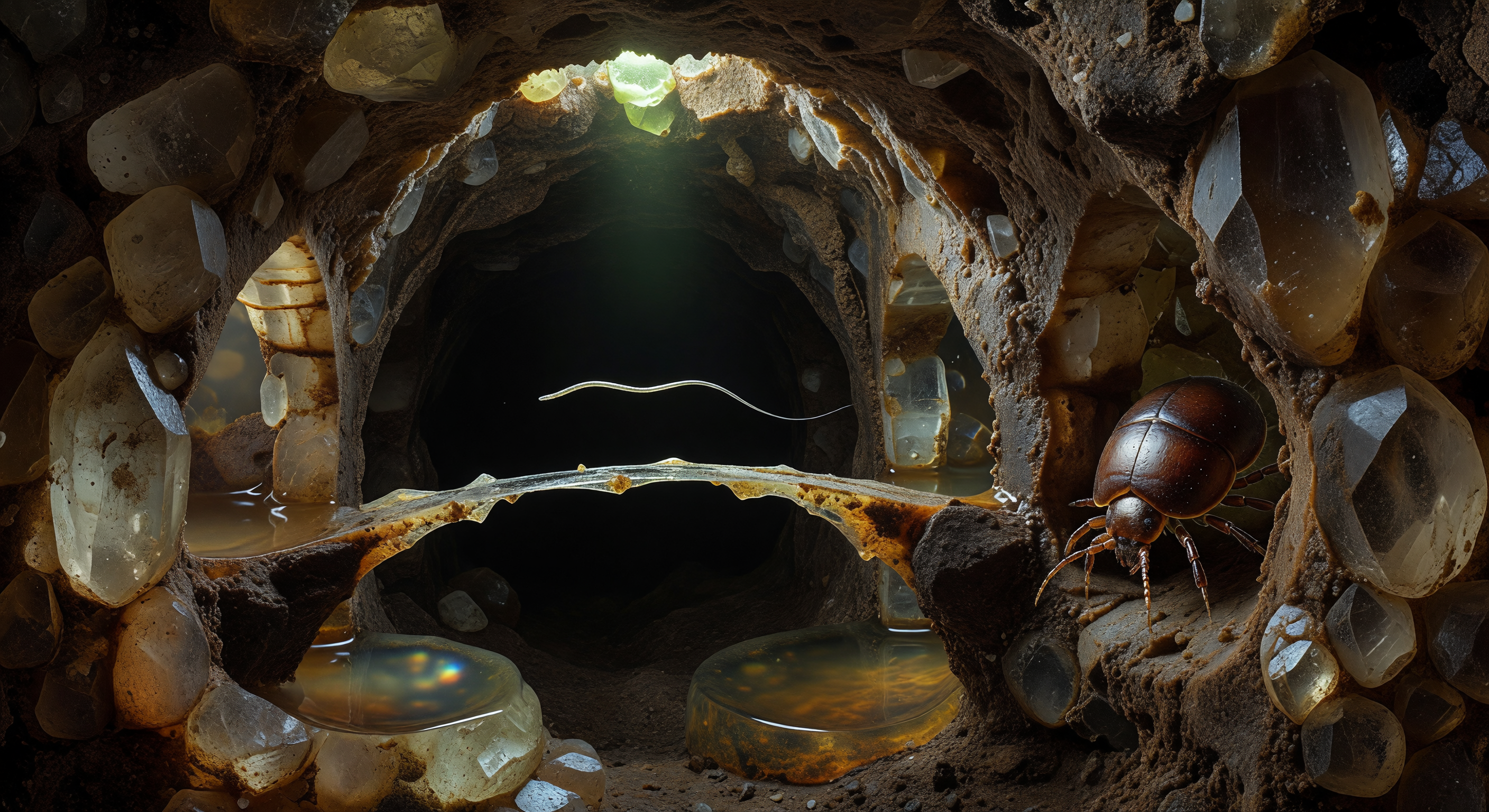 Quartz Labyrinth at Soil Depth