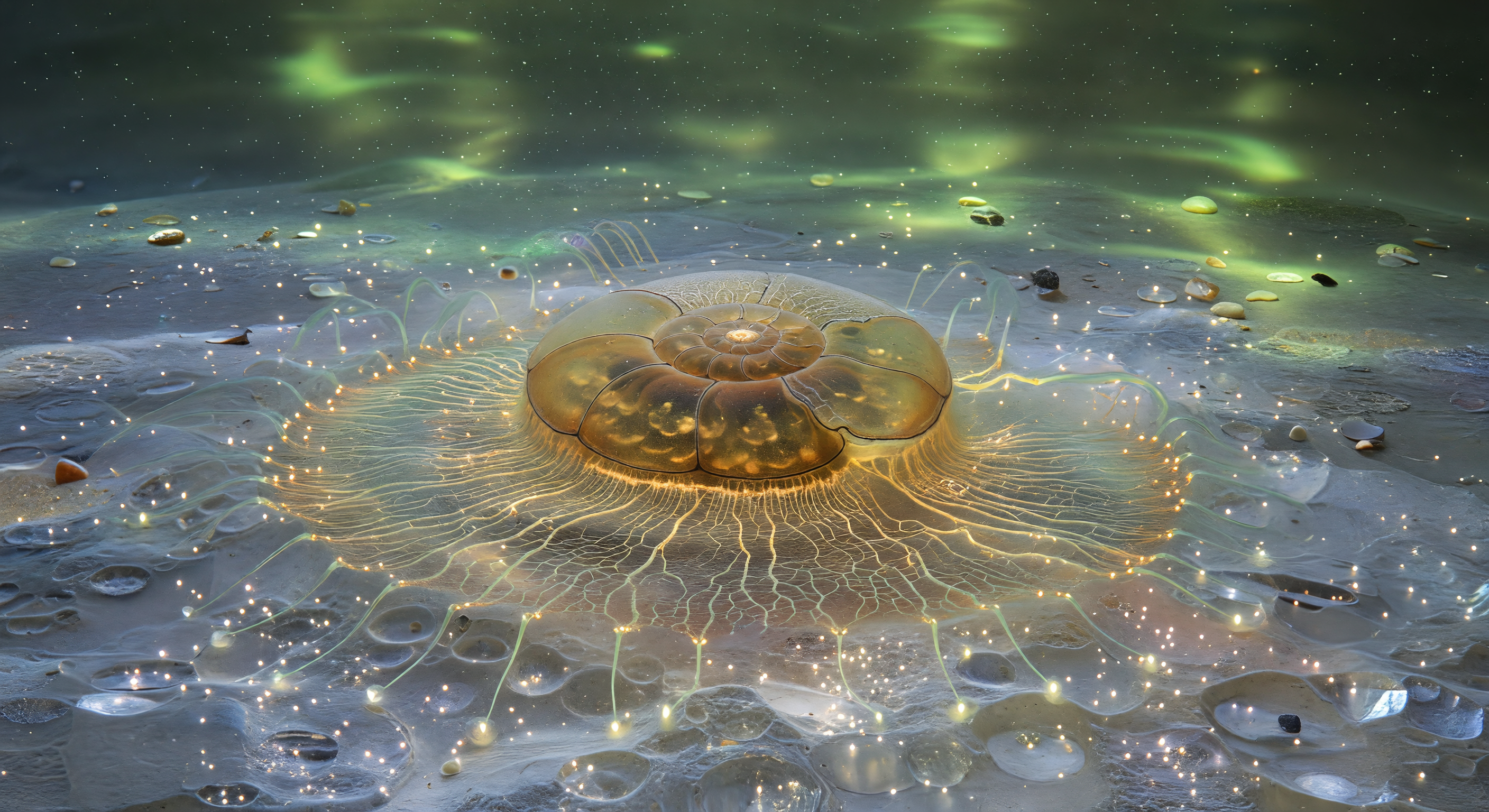 Reticulopodial Locomotion, Grain Traverse