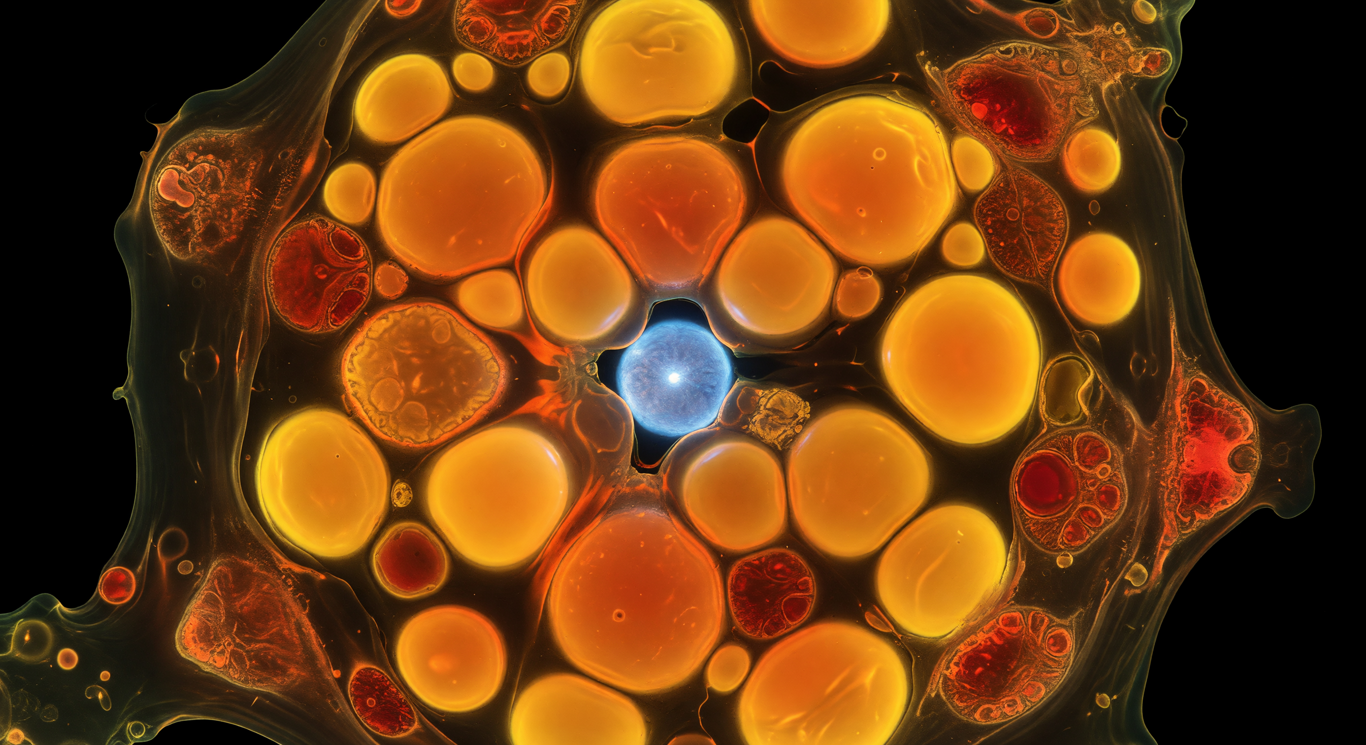 Lipid Droplets Nile Red Glow