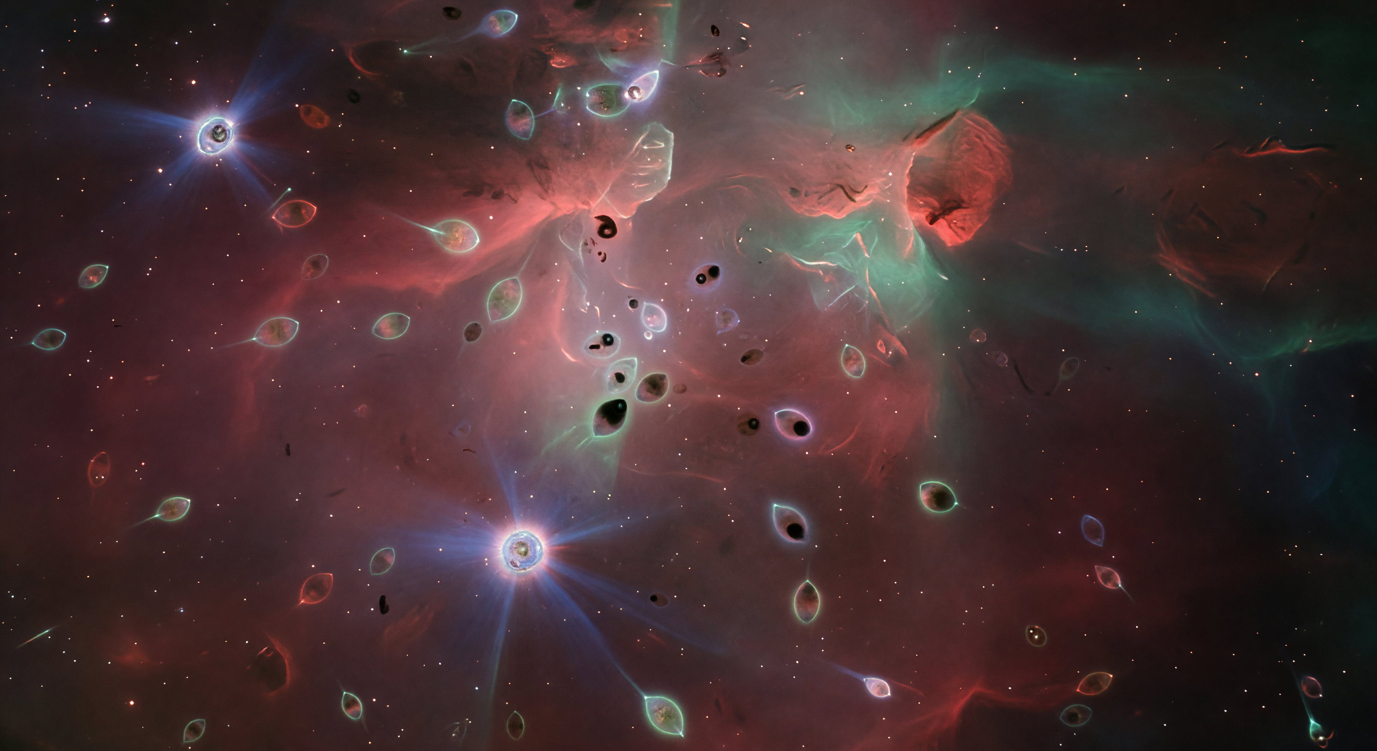 Orion Trapezium Proplyd Field